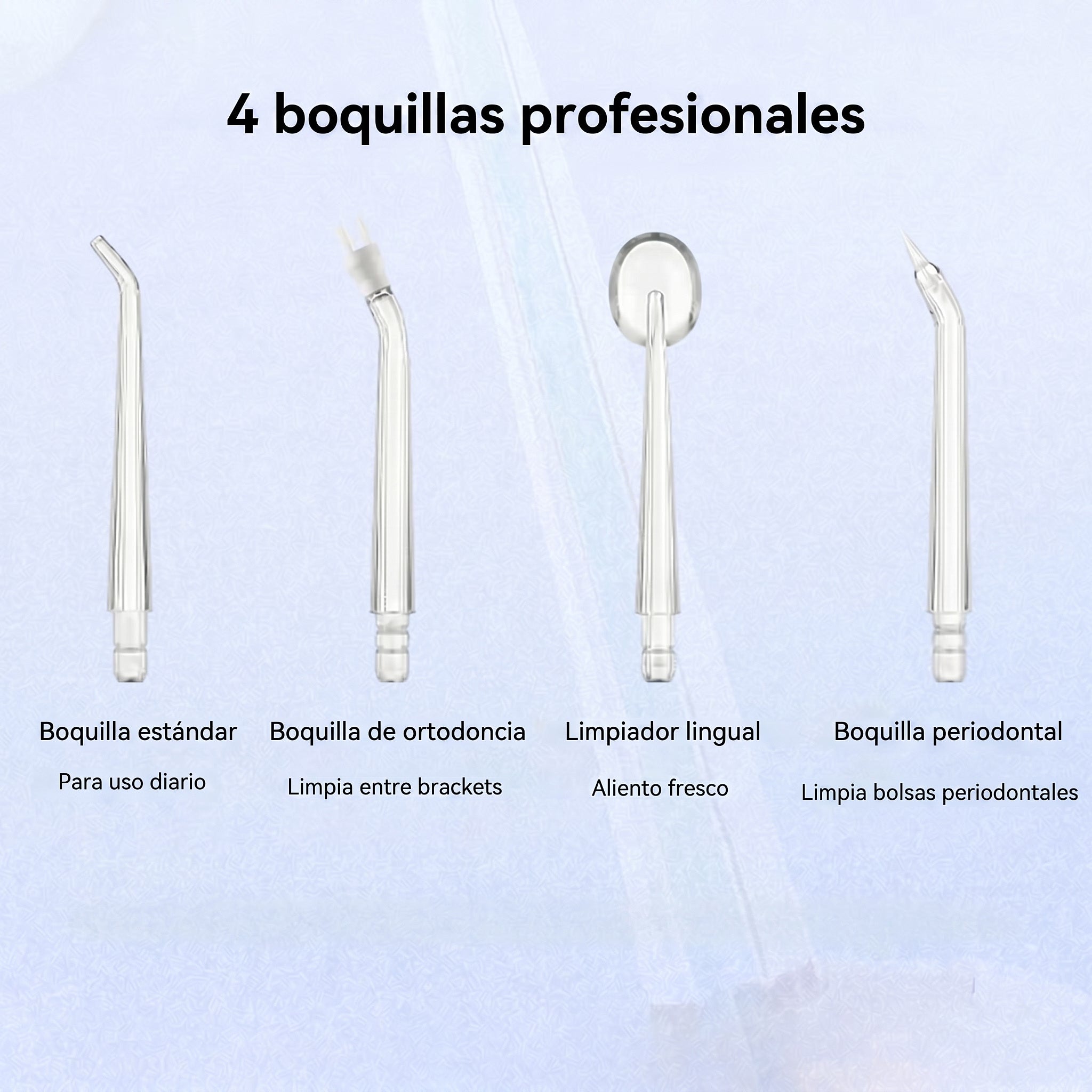 4 boquillas profesionales incluidas