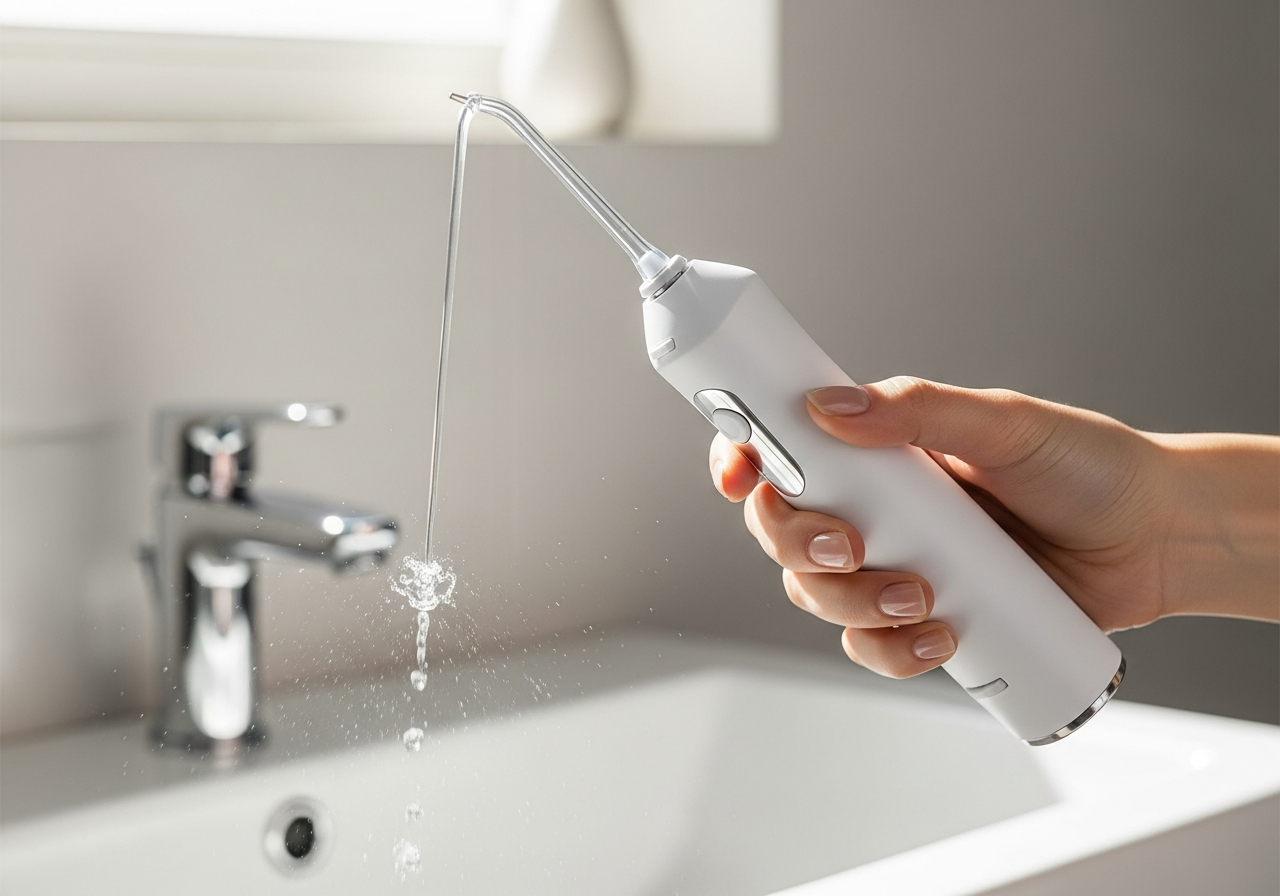 Irrigador Bucal AquaFlow Pro - Elimina el Mal Aliento en 60 Segundos
